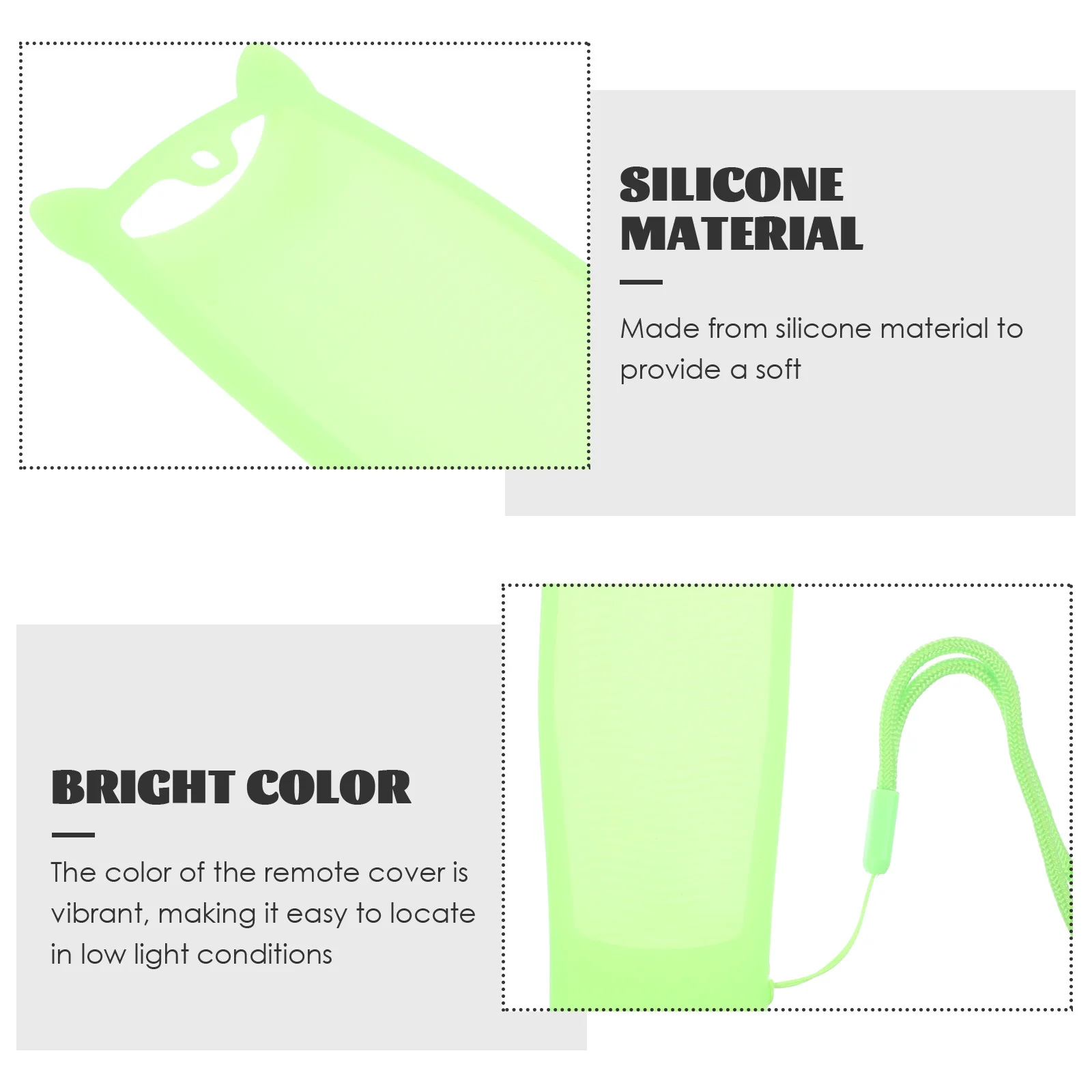 Silicone Remote Controller Cover Protective Shell For Remote -Resistant Vibrant Color Easy To Locate In Dark
Silicone Remote Controller Cover Protective Shell For Remote -Resistant Vibrant Color Easy To Locate In Dark