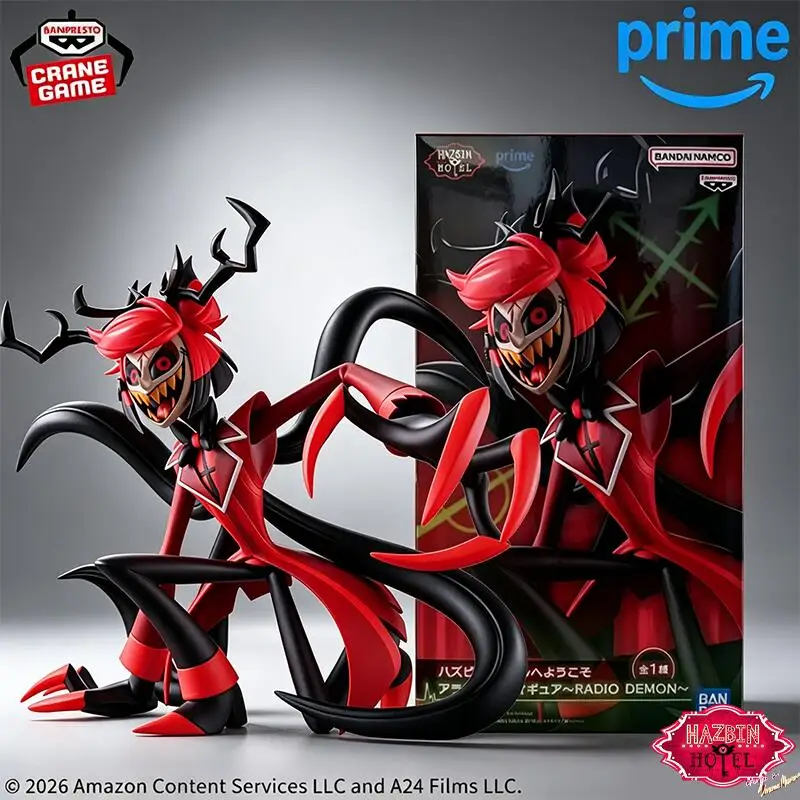Bandai Original Banpresto Hazbin Hotel Alastor Radio Demon Action Figures Anime Figuras Cartoon Dolls Models Toys Juguetes Gifts
Bandai Original Banpresto Hazbin Hotel Alastor Radio Demon Action Figures Anime Figuras Cartoon Dolls Models Toys Juguetes Gifts