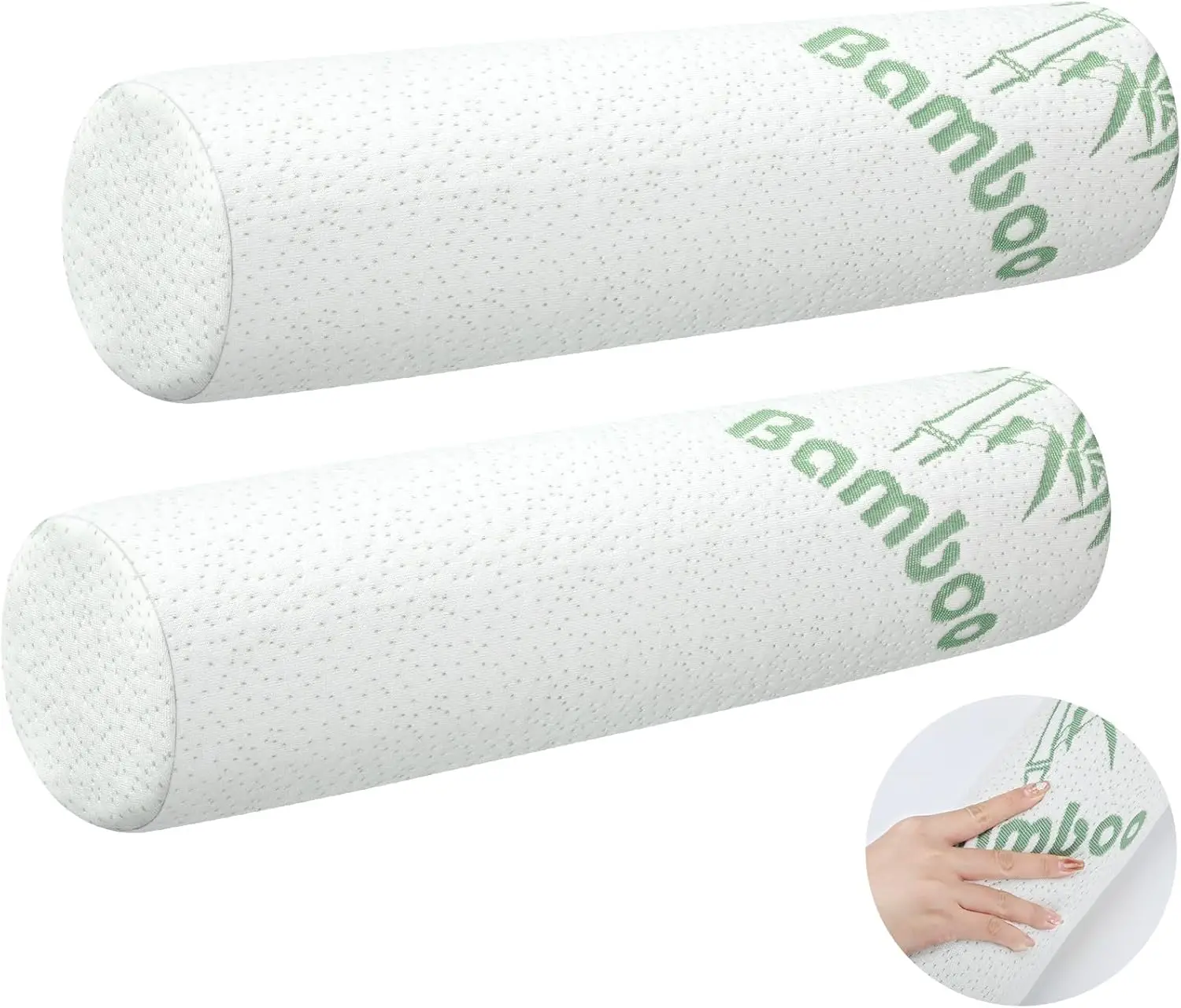 2 шт. 18x4 дюйма подушка для шеи из пены с эффектом памяти со съемным моющимся чехлом для сна, путешествий, йоги, спины и поясничной поддержки
2 шт. 18x4 дюйма подушка для шеи из пены с эффектом памяти со съемным моющимся чехлом для сна, путешествий, йоги, спины и поясничной поддержки