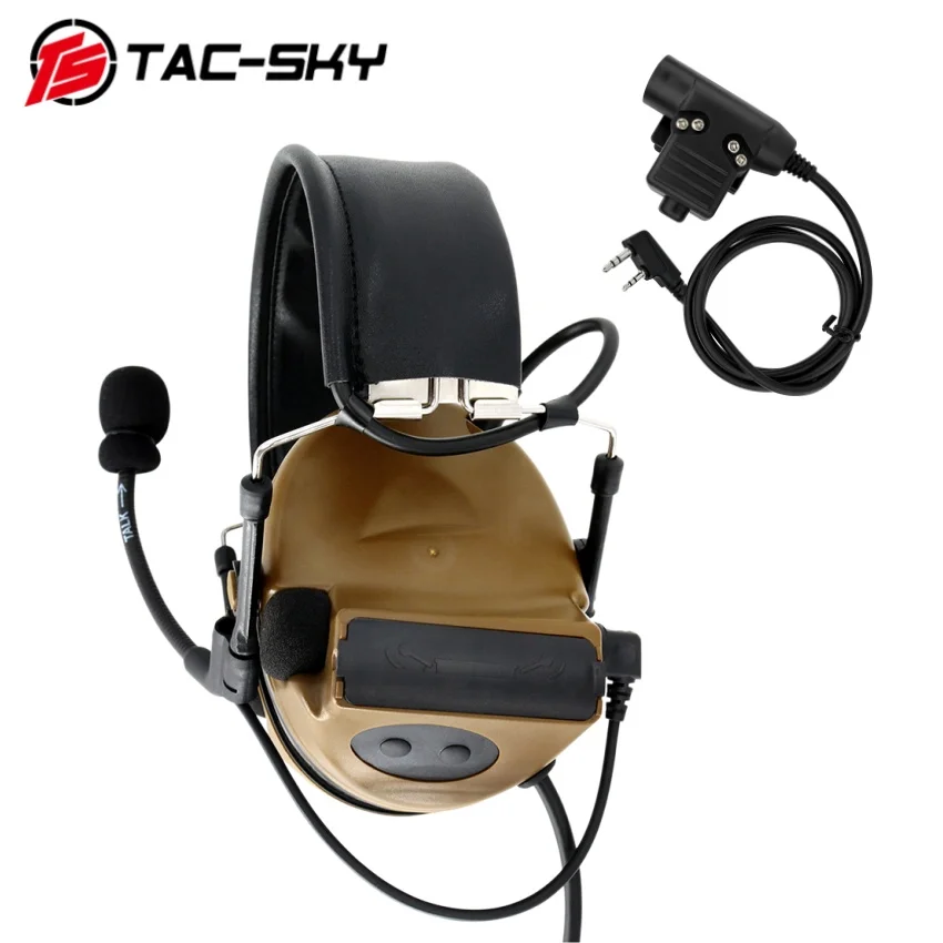 Тактические наушники TS TAC-SKY с шумоподавлением для гарнитуры COMTA II, защита слуха для стрельбы, страйкбола и раций
Тактические наушники TS TAC-SKY с шумоподавлением для гарнитуры COMTA II, защита слуха для стрельбы, страйкбола и раций