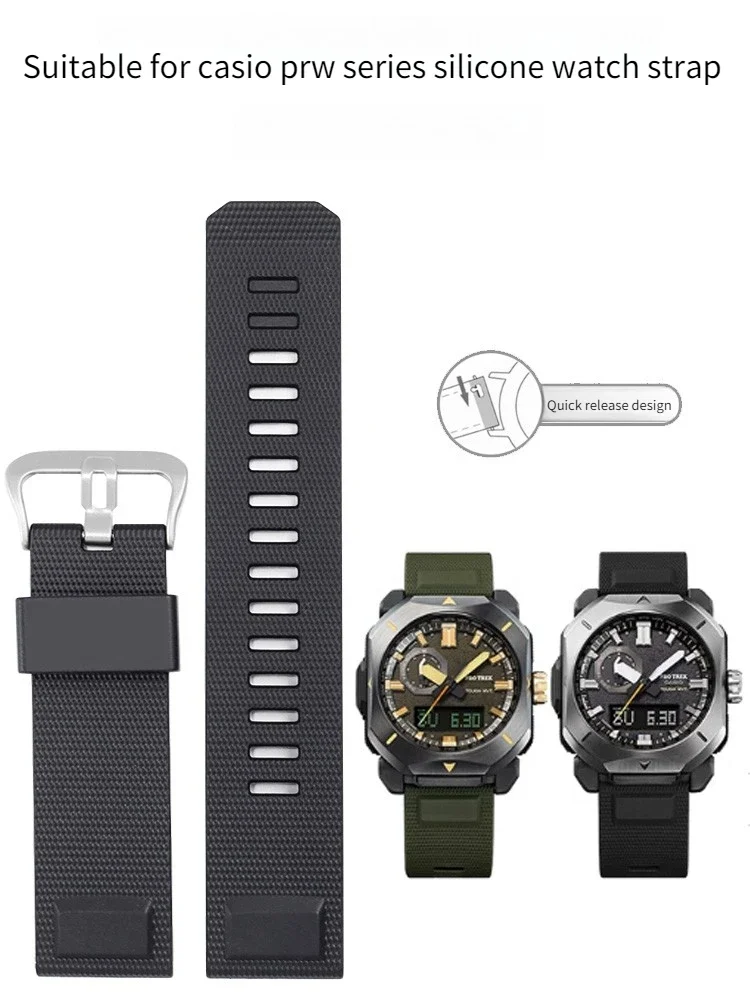Adapts To C-a-s-i-o PRW 6900 6800 3400 Mountaineering Series Resin Silicone Watch Strap Accessories
Adapts To C-a-s-i-o PRW 6900 6800 3400 Mountaineering Series Resin Silicone Watch Strap Accessories