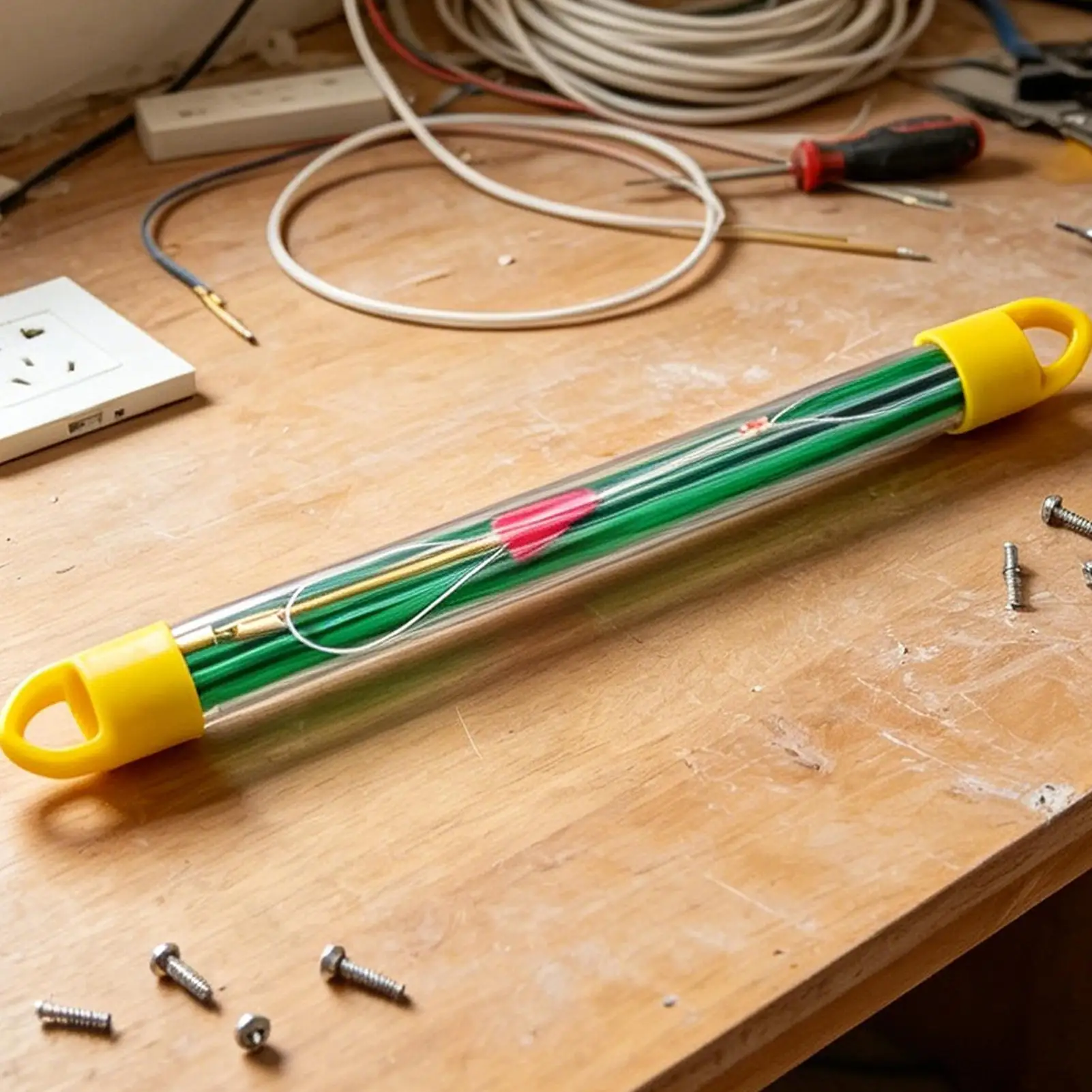 Wire Puller Fiberglass Rod Kit For Cable Electrical Wire Puller For Electrician Technician Home Industry Construction Ceiling
Wire Puller Fiberglass Rod Kit For Cable Electrical Wire Puller For Electrician Technician Home Industry Construction Ceiling