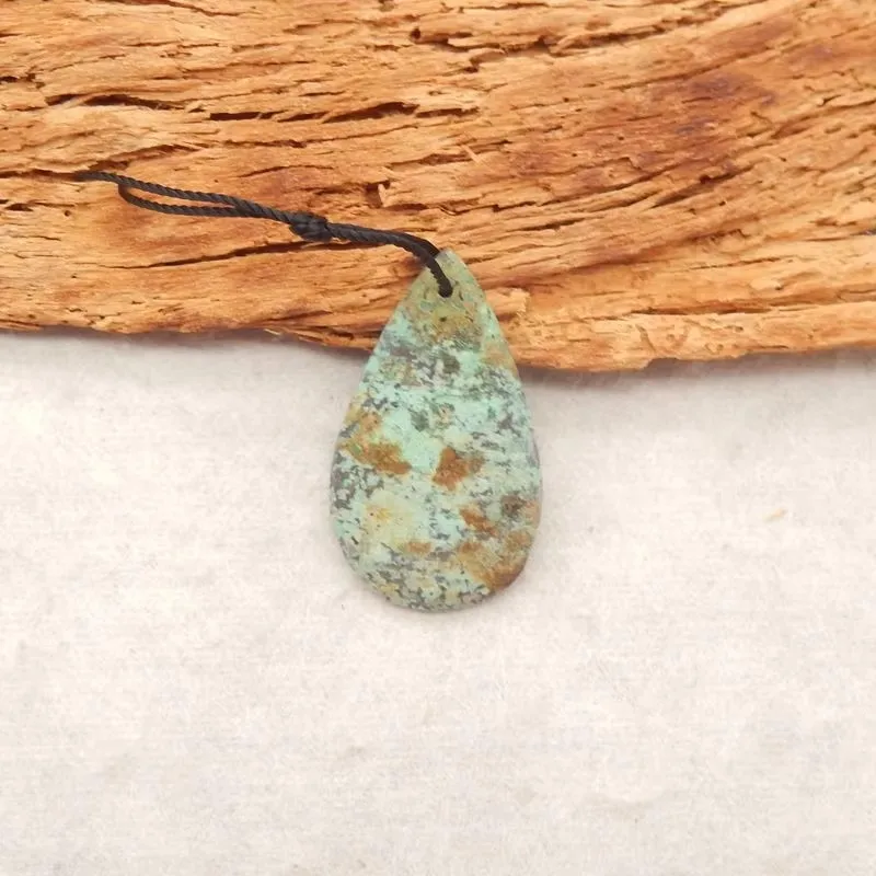 Teardrop Pendant Natural Multicolor Gemstone with Speckled Patterns Jewelry 29x17x4mm-2.4g
Teardrop Pendant Natural Multicolor Gemstone with Speckled Patterns Jewelry 29x17x4mm-2.4g