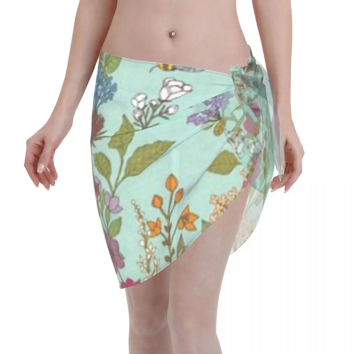 Promotion Hummingbirds And Bees Sky Blue Floral Garden Women's Beach Wrap SkirtBeach Volleyball Beach Beachwear
Promotion Hummingbirds And Bees Sky Blue Floral Garden Women's Beach Wrap SkirtBeach Volleyball Beach Beachwear