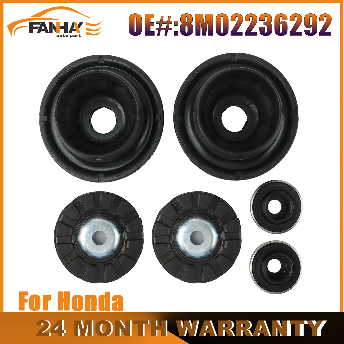 A Set Front Top Strut Mounts & Bearings Black For Honda City 2009-2021 Jazz 2002-2014 8M02236292 8M022 36292 Car Accessories
A Set Front Top Strut Mounts & Bearings Black For Honda City 2009-2021 Jazz 2002-2014 8M02236292 8M022 36292 Car Accessories
