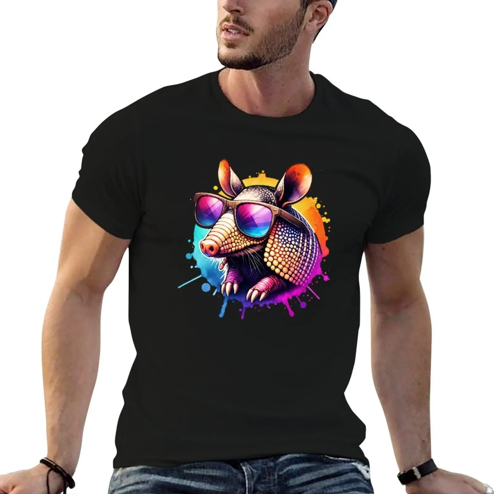 shirts Sunglasses casual Wearing t anime men Armadillo prints tshirt with t shirts T-Shirt for man
shirts Sunglasses casual Wearing t anime men Armadillo prints tshirt with t shirts T-Shirt for man