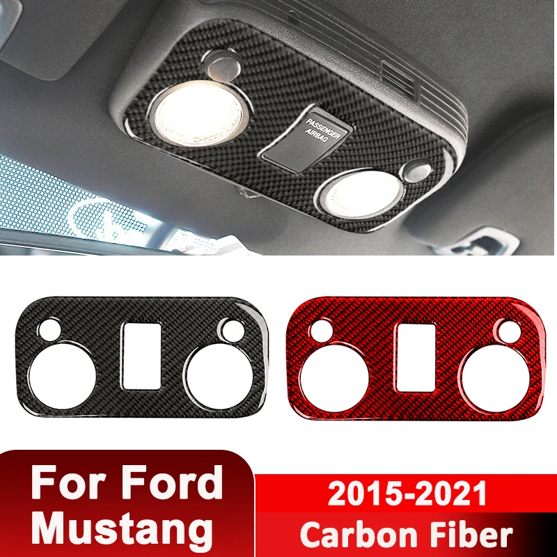 For Ford Mustang 2015-2021 Carbon Fiber Car Roof Reading Light Panel Trim Cover Decorative Sticker Auto Interior Accessories
For Ford Mustang 2015-2021 Carbon Fiber Car Roof Reading Light Panel Trim Cover Decorative Sticker Auto Interior Accessories