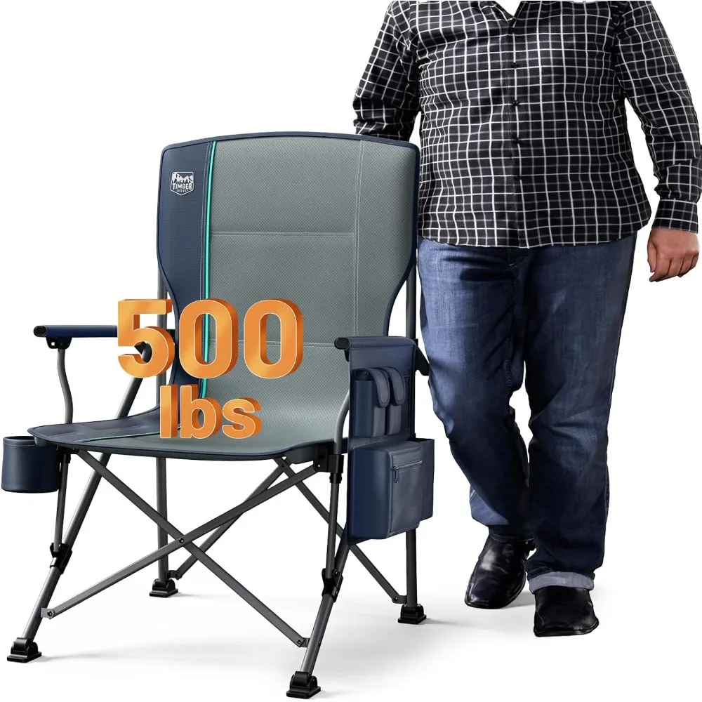 Oversized Folding Camping Chair High Back Heavy Duty 500lbs with Cup Holder, Side Pocket Cooler Bag, Sun Loungers
Oversized Folding Camping Chair High Back Heavy Duty 500lbs with Cup Holder, Side Pocket Cooler Bag, Sun Loungers