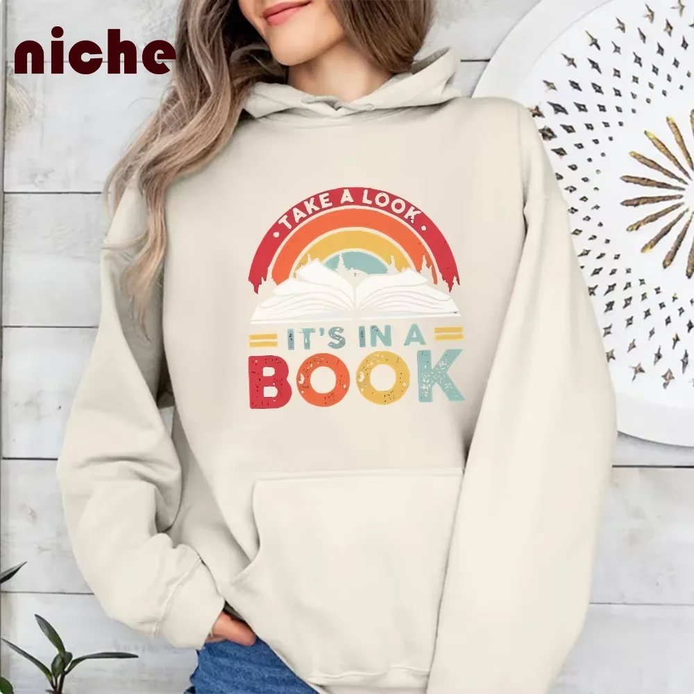 Color Book Chic Graphic Print Women's Casual Hoodie Hooded Sweater Loose Shoulder Oversize Style Soft Pure Cotton 2024 New
Color Book Chic Graphic Print Women's Casual Hoodie Hooded Sweater Loose Shoulder Oversize Style Soft Pure Cotton 2024 New