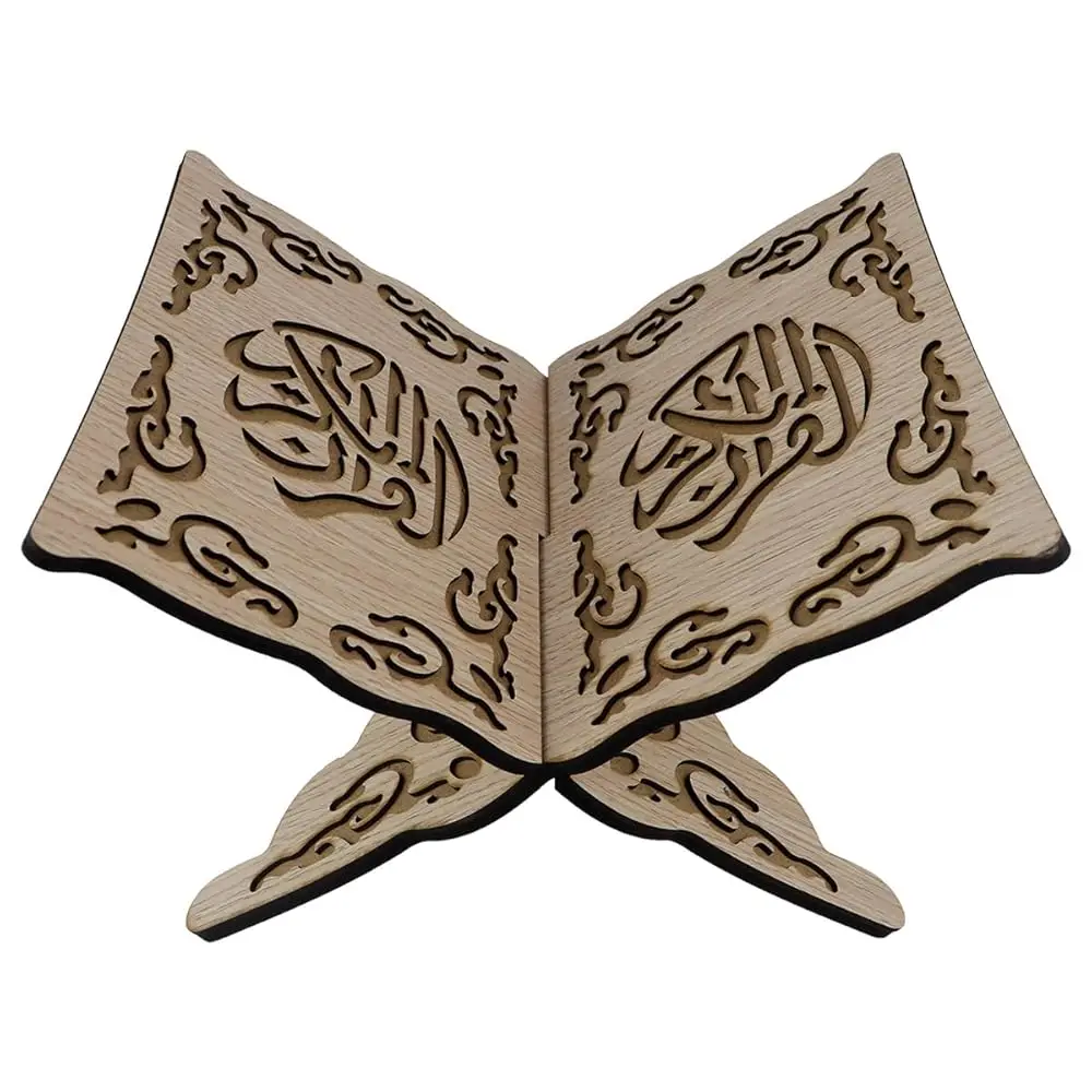 Wooden Book Stand Foldable Quran Bible Book Holder Muslim Reading Bookshelf Magazine Cookbook Display Holder for Display Read
Wooden Book Stand Foldable Quran Bible Book Holder Muslim Reading Bookshelf Magazine Cookbook Display Holder for Display Read
