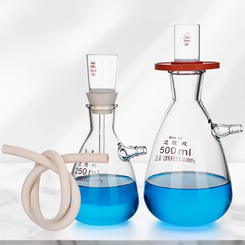 Sand core funnel crucible suction filter device glass simple vacuum suction filter device suction filter bottle tool upper nozzl
Sand core funnel crucible suction filter device glass simple vacuum suction filter device suction filter bottle tool upper nozzl