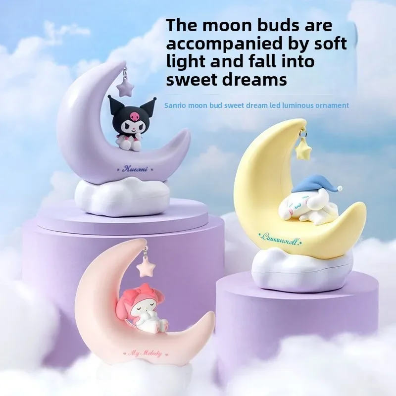 Kawaii cartoon anime characters kuromi night light Sanrio moon bud sweet dream LED glowing ornaments Three-dimensional doll Gift
Kawaii cartoon anime characters kuromi night light Sanrio moon bud sweet dream LED glowing ornaments Three-dimensional doll Gift