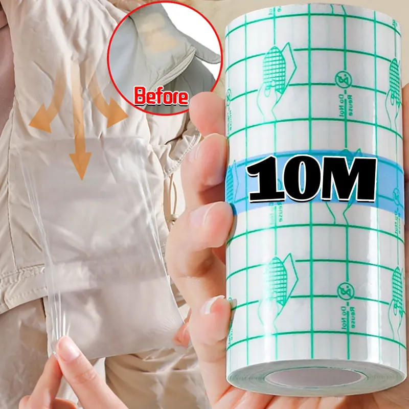 10M Waterproof PU Film for Down Jacket Collar Disposable Anti-fouling Stickers Lining Stains Invisible Does Not Leave Glue Patch
10M Waterproof PU Film for Down Jacket Collar Disposable Anti-fouling Stickers Lining Stains Invisible Does Not Leave Glue Patch