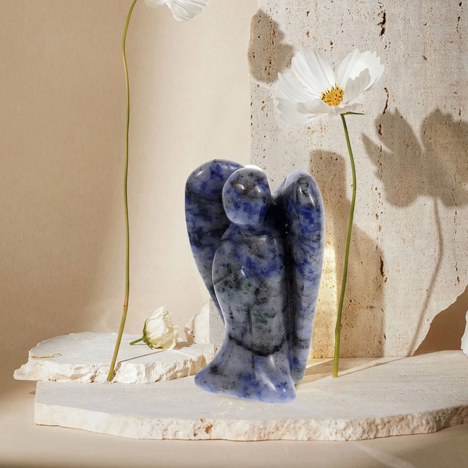 Crystal Angel Decor Hand Carved Polished Natural Stone Sculpture Office Decoration Small Crystal Angel Ornament
Crystal Angel Decor Hand Carved Polished Natural Stone Sculpture Office Decoration Small Crystal Angel Ornament