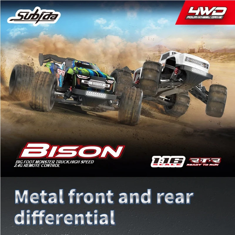 S909/910 Pro Brushless Motor High-Speed Rc Car 1:16 Scale Monster Truck Off-Road Four-Wheel Drive Boys Gift Remote Control Toy
S909/910 Pro Brushless Motor High-Speed Rc Car 1:16 Scale Monster Truck Off-Road Four-Wheel Drive Boys Gift Remote Control Toy