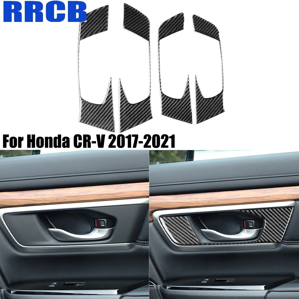 For Honda CR-V CRV 2017 2018 2019 2020 2021 Carbon Fiber Door Handle Bowl Frame Interior Cover Sticker Auto Trim Car Accessories
For Honda CR-V CRV 2017 2018 2019 2020 2021 Carbon Fiber Door Handle Bowl Frame Interior Cover Sticker Auto Trim Car Accessories