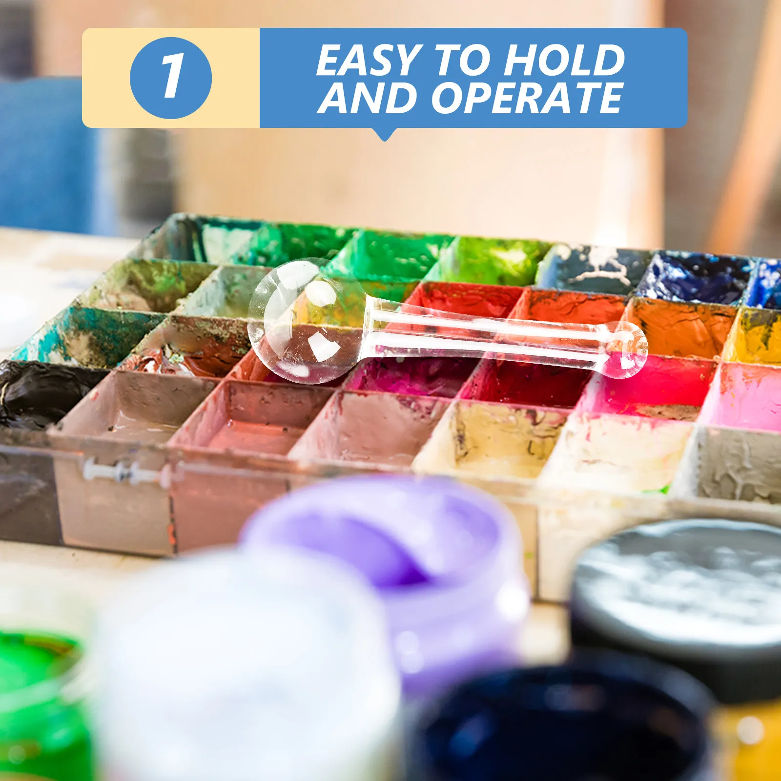 Ручной шлифовальный стержень для краски с эргономичной ручкой, портативный дизайн, для художников и любителей, практичный инструмент для приготовления натуральных минеральных красок в домашних условиях
Ручной шлифовальный стержень для краски с эргономичной ручкой, портативный дизайн, для художников и любителей, практичный инструмент для приготовления натуральных минеральных красок в домашних условиях