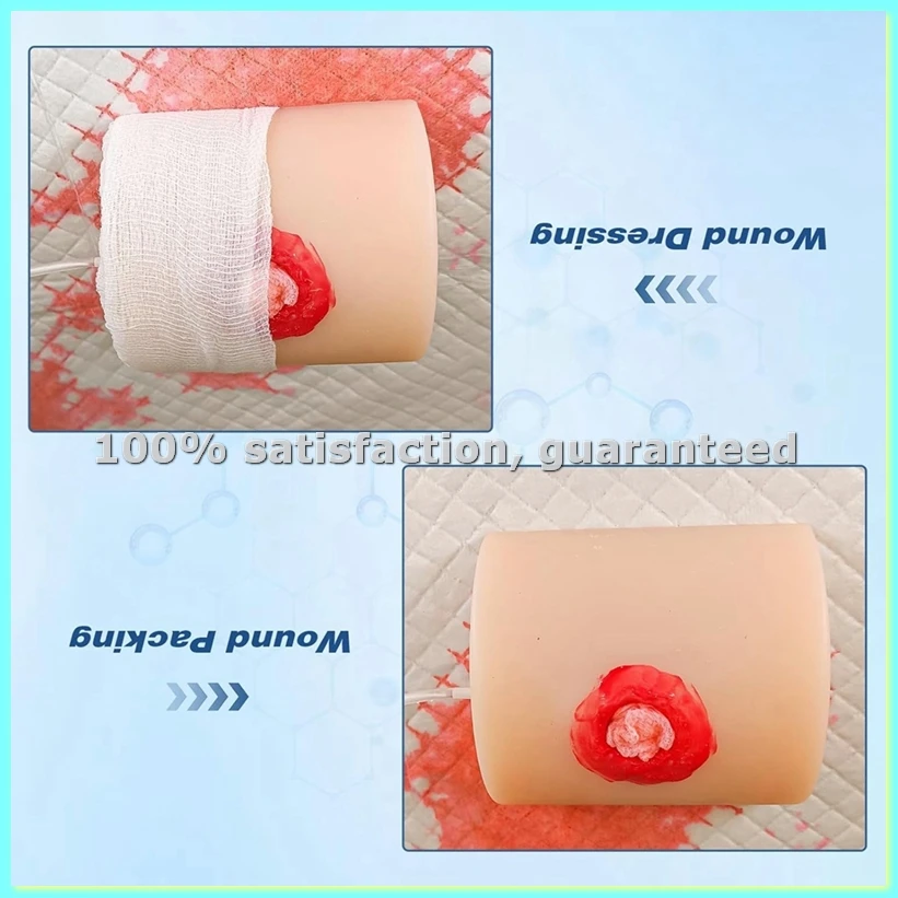 2Pcs Wound Packing Task Trainer Kit, & Laceration Wound Simulation for Medical Training-ABFB
2Pcs Wound Packing Task Trainer Kit, & Laceration Wound Simulation for Medical Training-ABFB