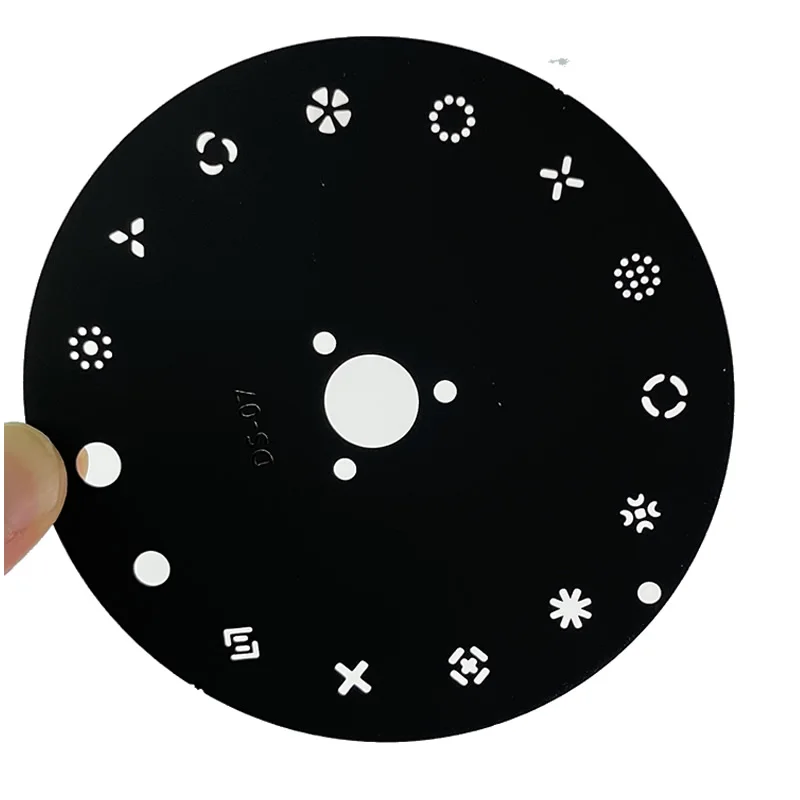 Колесо гобо диаметром 9,8 см, совместимое с движущейся головкой, точечные светильники, аксессуар с эффектом освещения
Колесо гобо диаметром 9,8 см, совместимое с движущейся головкой, точечные светильники, аксессуар с эффектом освещения