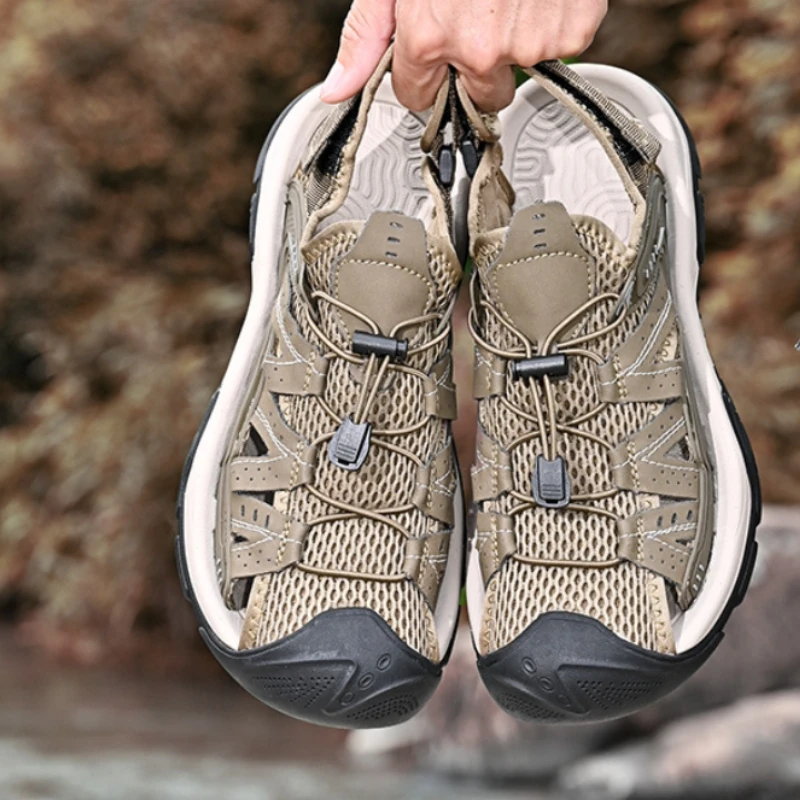 Outdoor Walking Sandals Antiskid Hiking Trekking Summer Pu Leather Sandal Non-Slip 2026 Design Flat Designer Shoes Zapatillas
Outdoor Walking Sandals Antiskid Hiking Trekking Summer Pu Leather Sandal Non-Slip 2026 Design Flat Designer Shoes Zapatillas