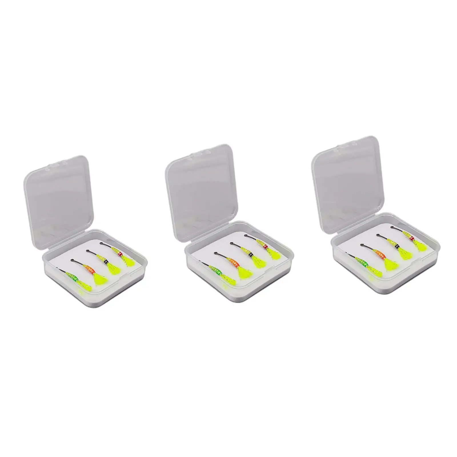 4x Fly Fishing Lures Easy to Use Realistic Freshwater Saltwater Gear High Visibility Portable Trout Bass Artificial Lures
4x Fly Fishing Lures Easy to Use Realistic Freshwater Saltwater Gear High Visibility Portable Trout Bass Artificial Lures