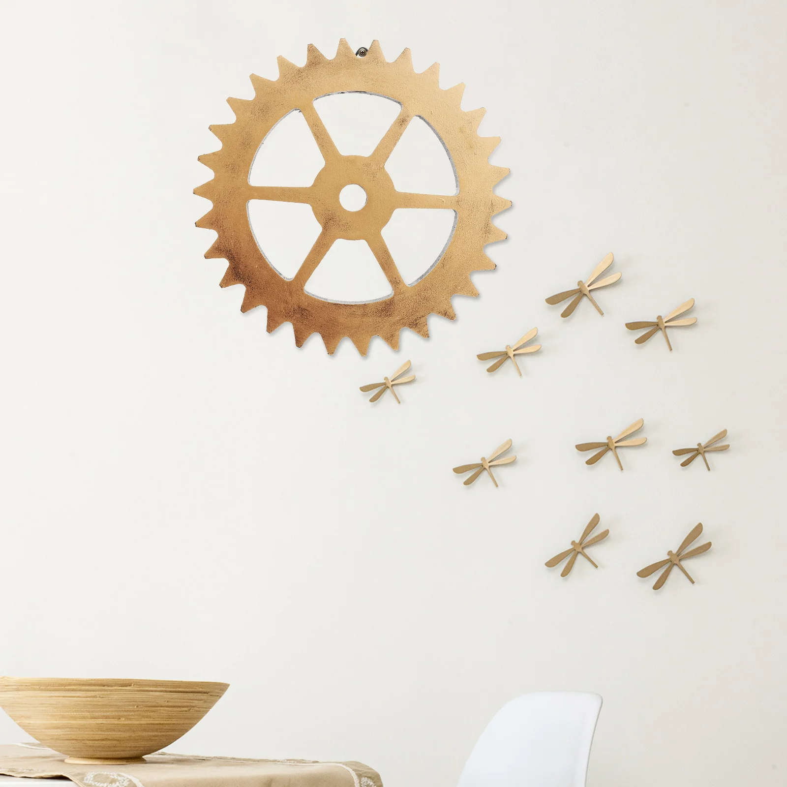 2pcs Retro Gear Wall Ornament Vintage Home Decor Industrial Style Craft Decoration Office Adornment Wall Hanging
2pcs Retro Gear Wall Ornament Vintage Home Decor Industrial Style Craft Decoration Office Adornment Wall Hanging