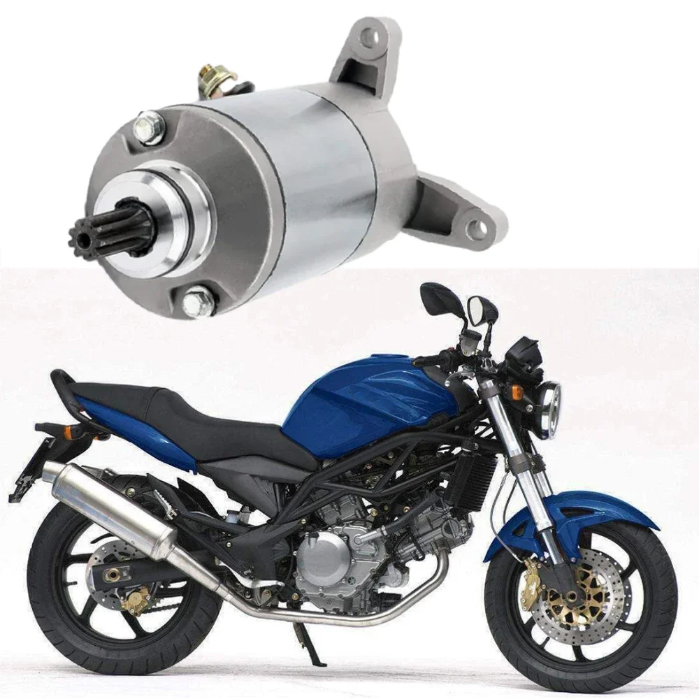 Starter Motor 9 Teeth for Suzuki SV400 SV650 1999-2010 DL650 V-Strom 2004-2010 31100-19F00 31100-48E00
Starter Motor 9 Teeth for Suzuki SV400 SV650 1999-2010 DL650 V-Strom 2004-2010 31100-19F00 31100-48E00