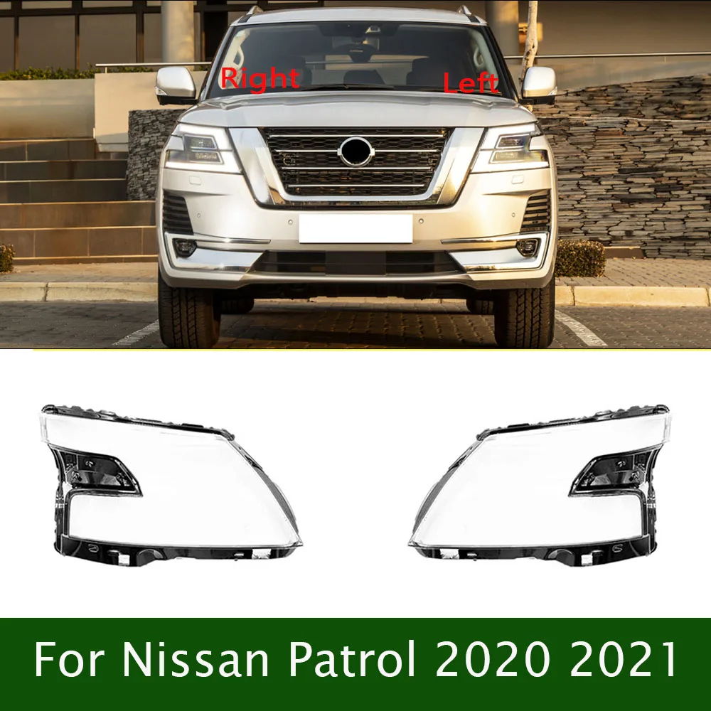 For Nissan Patrol 2020 2021 Front Headlamp Cover Lamp Shade Headlight Shell Lens Replace Original Lampshade Plexiglass
For Nissan Patrol 2020 2021 Front Headlamp Cover Lamp Shade Headlight Shell Lens Replace Original Lampshade Plexiglass