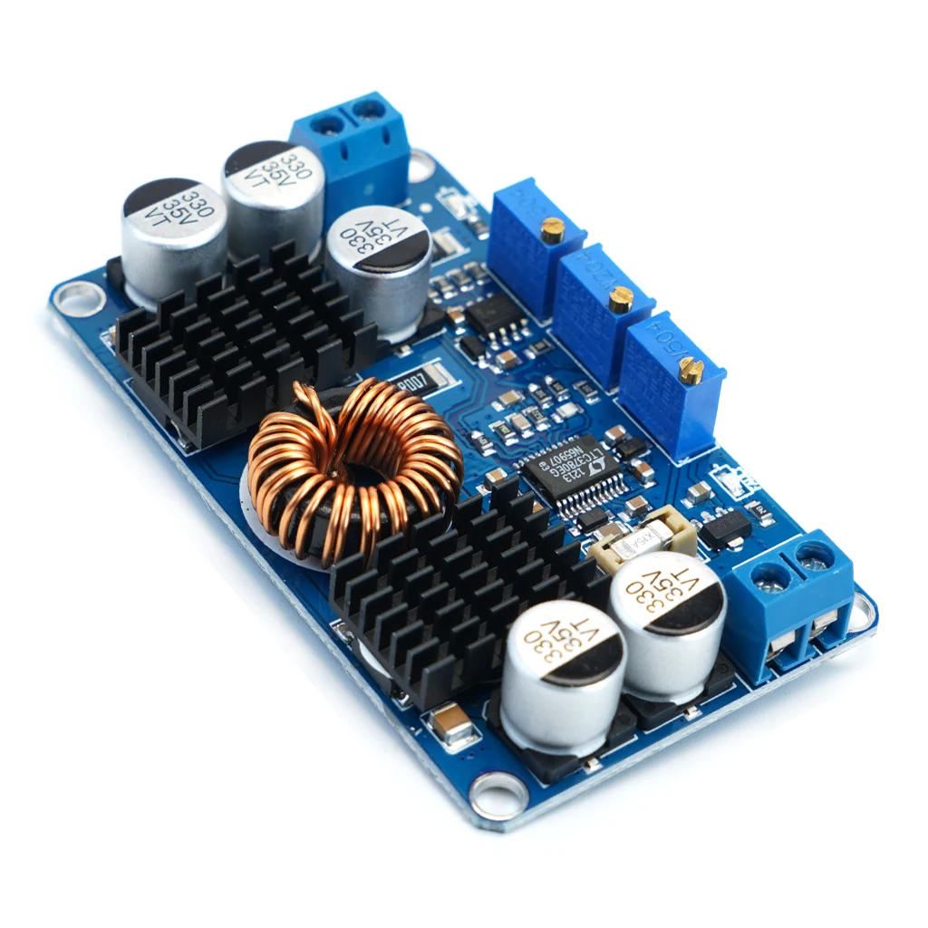LTC3780 Chip Automatic Buck-Boost Power Module DC 5-32V to DC 1-30V Adjustable 8A 80W Voltage Regulator with CV/CC/UV Protection
LTC3780 Chip Automatic Buck-Boost Power Module DC 5-32V to DC 1-30V Adjustable 8A 80W Voltage Regulator with CV/CC/UV Protection