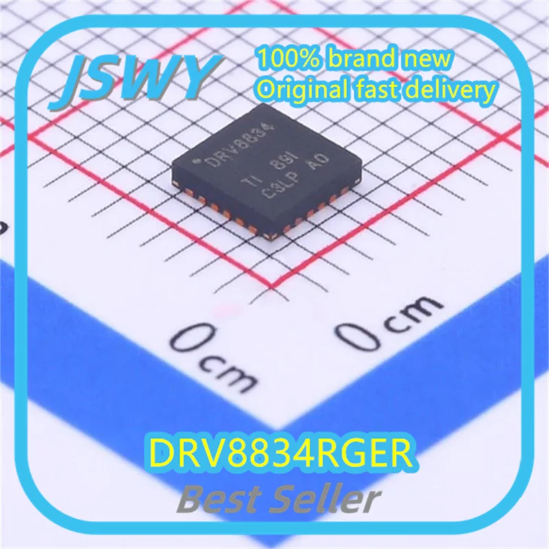 (10/50pcs) DRV8834RGER DRV8834 VQFN-24 Dual H-Bridge Stepper Motor Driver Chip Brand New Original
(10/50pcs) DRV8834RGER DRV8834 VQFN-24 Dual H-Bridge Stepper Motor Driver Chip Brand New Original