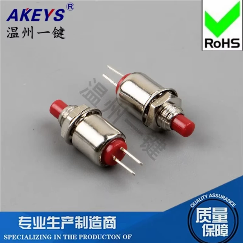 10 шт. DS-402, отверстие 5 мм, маленькая миниатюрная круглая кнопка запуска с самовозвратом, нормально открытая кнопка, инчанг-переключатель
10 шт. DS-402, отверстие 5 мм, маленькая миниатюрная круглая кнопка запуска с самовозвратом, нормально открытая кнопка, инчанг-переключатель