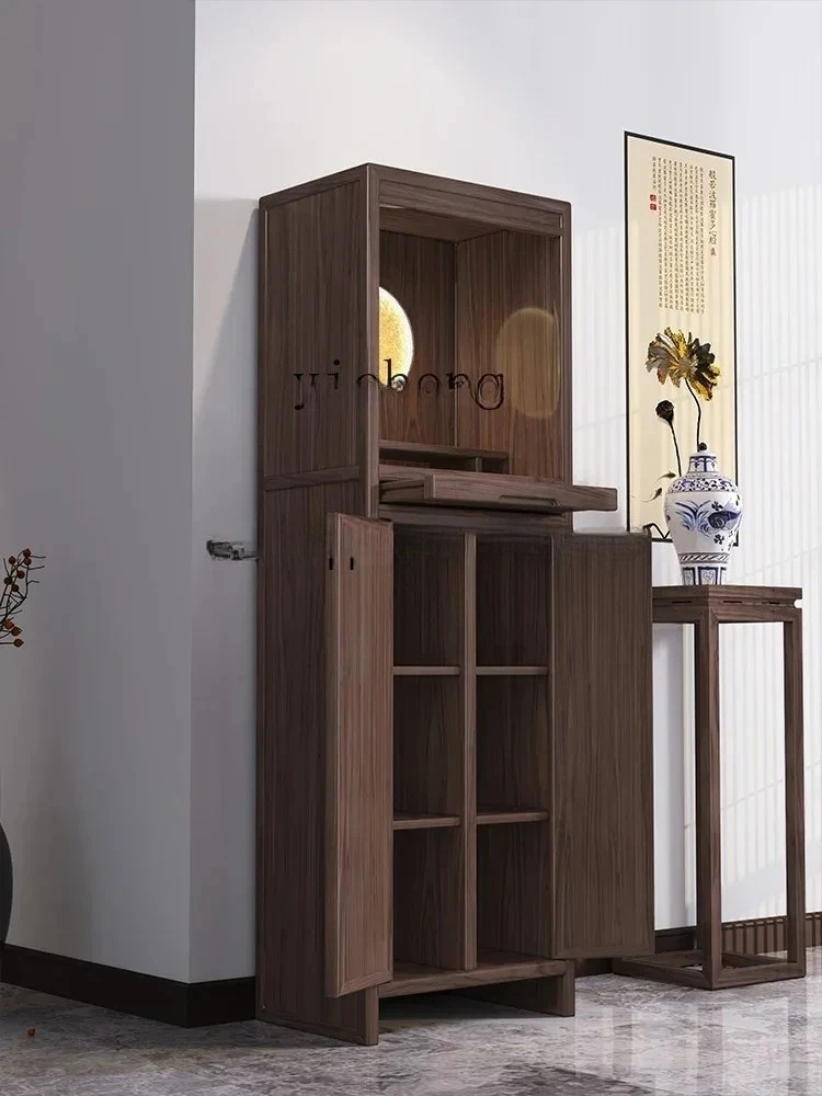 Avalokitesvara Buddha Shrine Household Black Walnut Shrine Altar God of Wealth Cabinet
Avalokitesvara Buddha Shrine Household Black Walnut Shrine Altar God of Wealth Cabinet