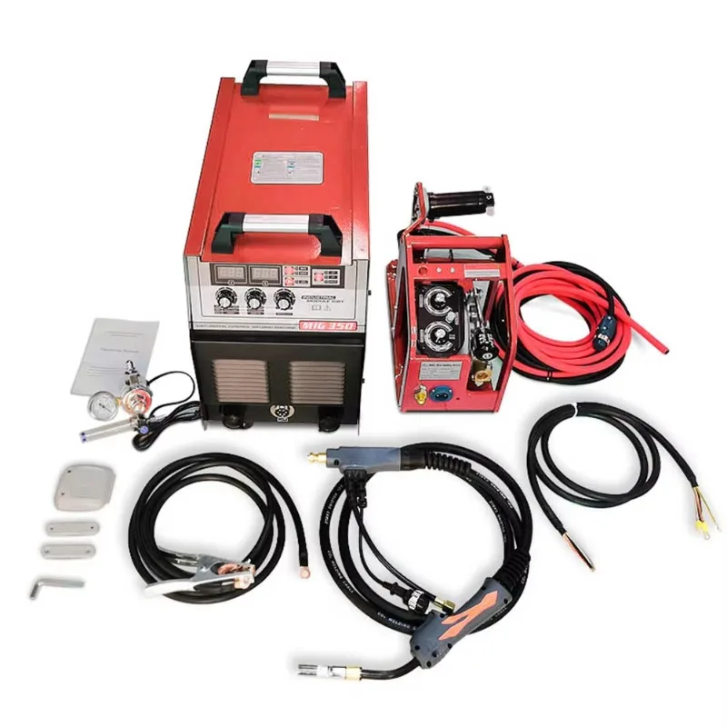 New Heavy Duty MIG350 Easy to Operate Professional Digital Display 350A Industrial Electric Gas Welding Machine with Wire Feeder
New Heavy Duty MIG350 Easy to Operate Professional Digital Display 350A Industrial Electric Gas Welding Machine with Wire Feeder