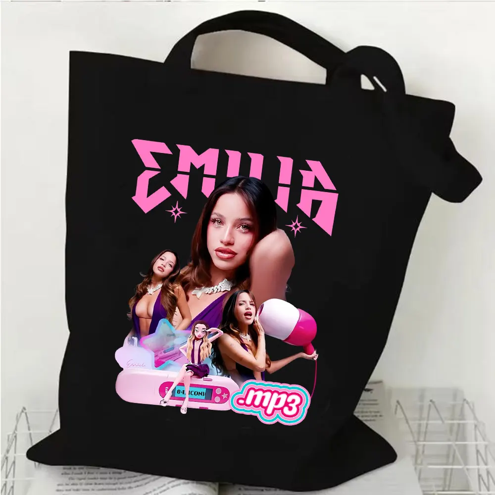 Emilia Mernes Tour 2025 Shopping Bag Canvas Shopper Bag Girl Emilia Mp3 Fashion Shoulder Tote Bags
Emilia Mernes Tour 2025 Shopping Bag Canvas Shopper Bag Girl Emilia Mp3 Fashion Shoulder Tote Bags