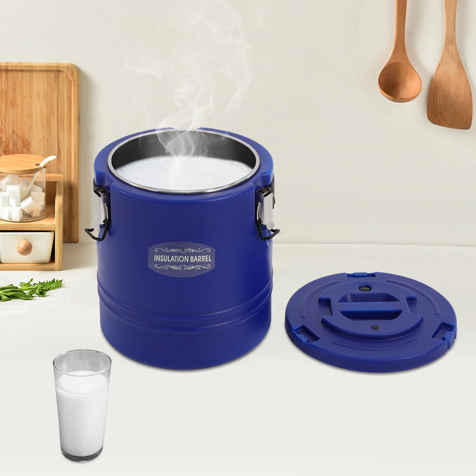 15L Commercial Insulated Bucket – Stainless Steel Cold Hot Food Container, 6-8H Temp Retention - Modern Soup Keeper for Catering
15L Commercial Insulated Bucket – Stainless Steel Cold Hot Food Container, 6-8H Temp Retention - Modern Soup Keeper for Catering