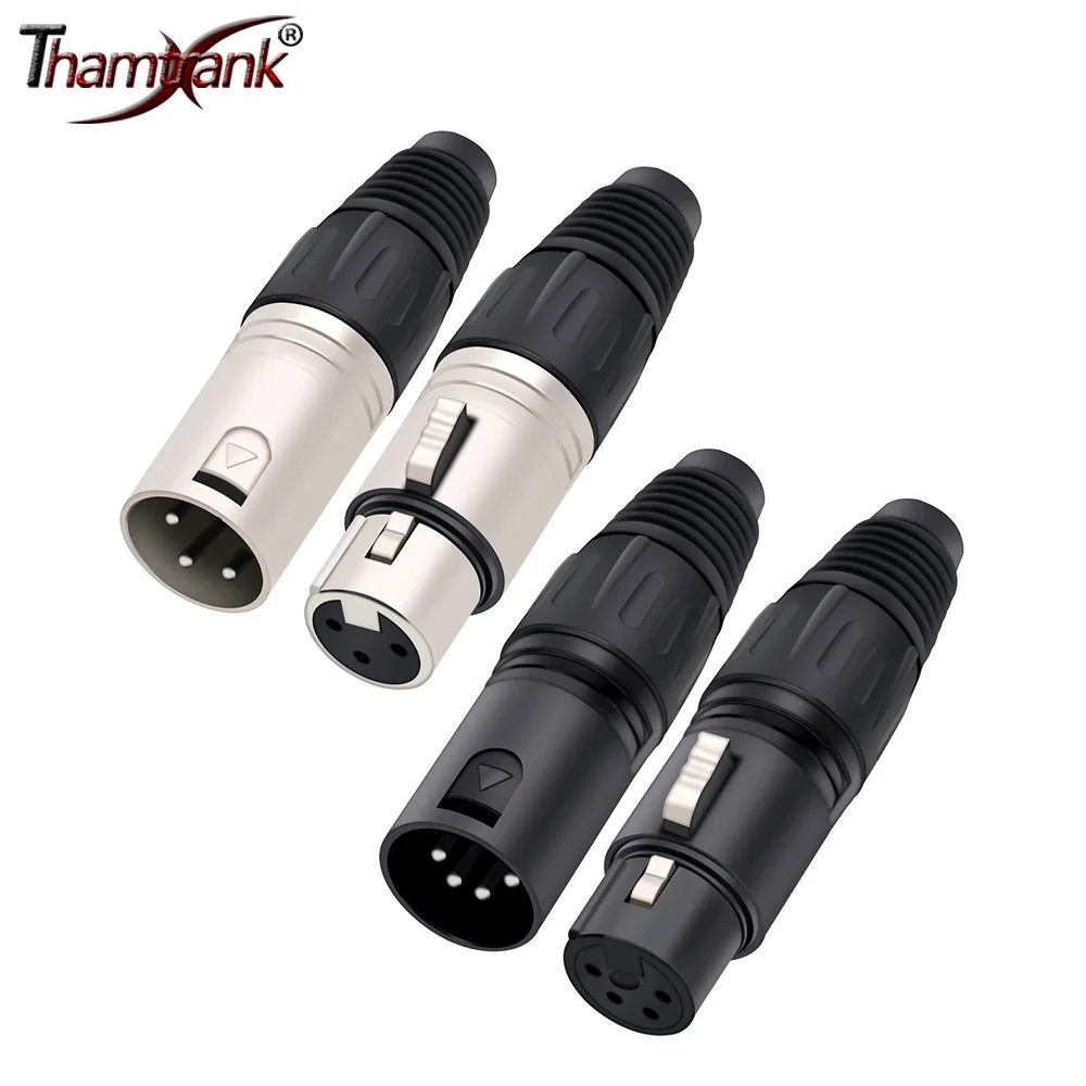 10pcs XLR Connector 3/4/5/6Pins Male Plugs & Female Jacks for Microphone Extension Cable Audio
10pcs XLR Connector 3/4/5/6Pins Male Plugs & Female Jacks for Microphone Extension Cable Audio