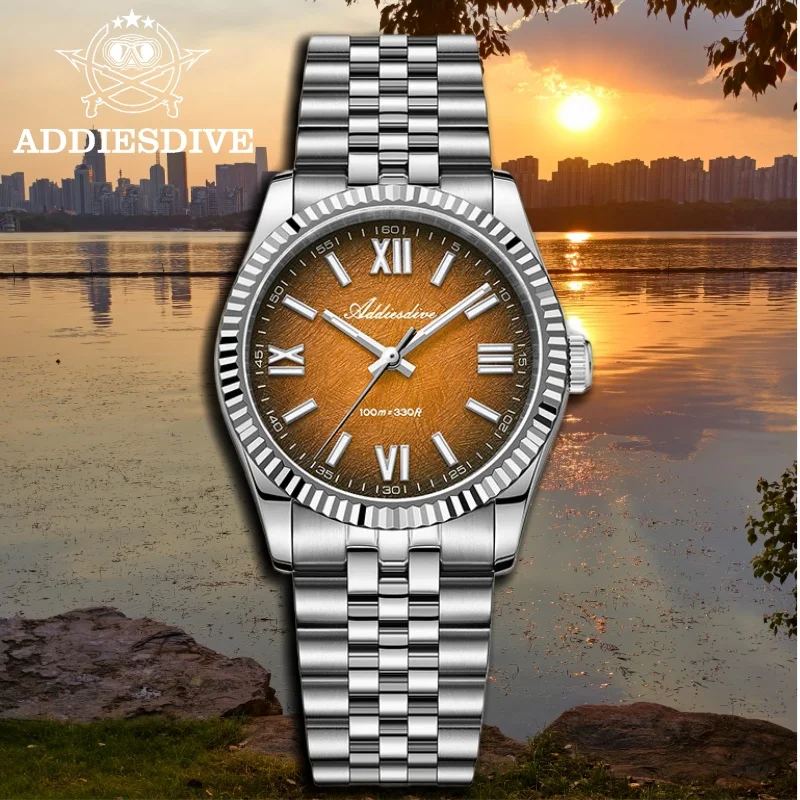 ADDIESDIVE 2025 NEW 36mm Watch For Man AD2512 VH31 Movement Luminous Sapphire Grass 10Bar Waterproof Jubilee Strap Quartz Watch
ADDIESDIVE 2025 NEW 36mm Watch For Man AD2512 VH31 Movement Luminous Sapphire Grass 10Bar Waterproof Jubilee Strap Quartz Watch