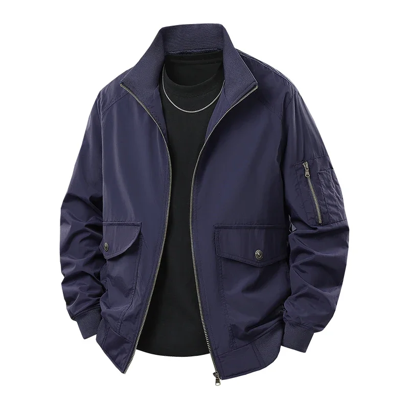 Bomber Jacket Brand New Men's Fashion Casual Jackets Stand Collar Multi-pocket Overcoat Male Windproof Waterproof Zipper Jacket
Bomber Jacket Brand New Men's Fashion Casual Jackets Stand Collar Multi-pocket Overcoat Male Windproof Waterproof Zipper Jacket