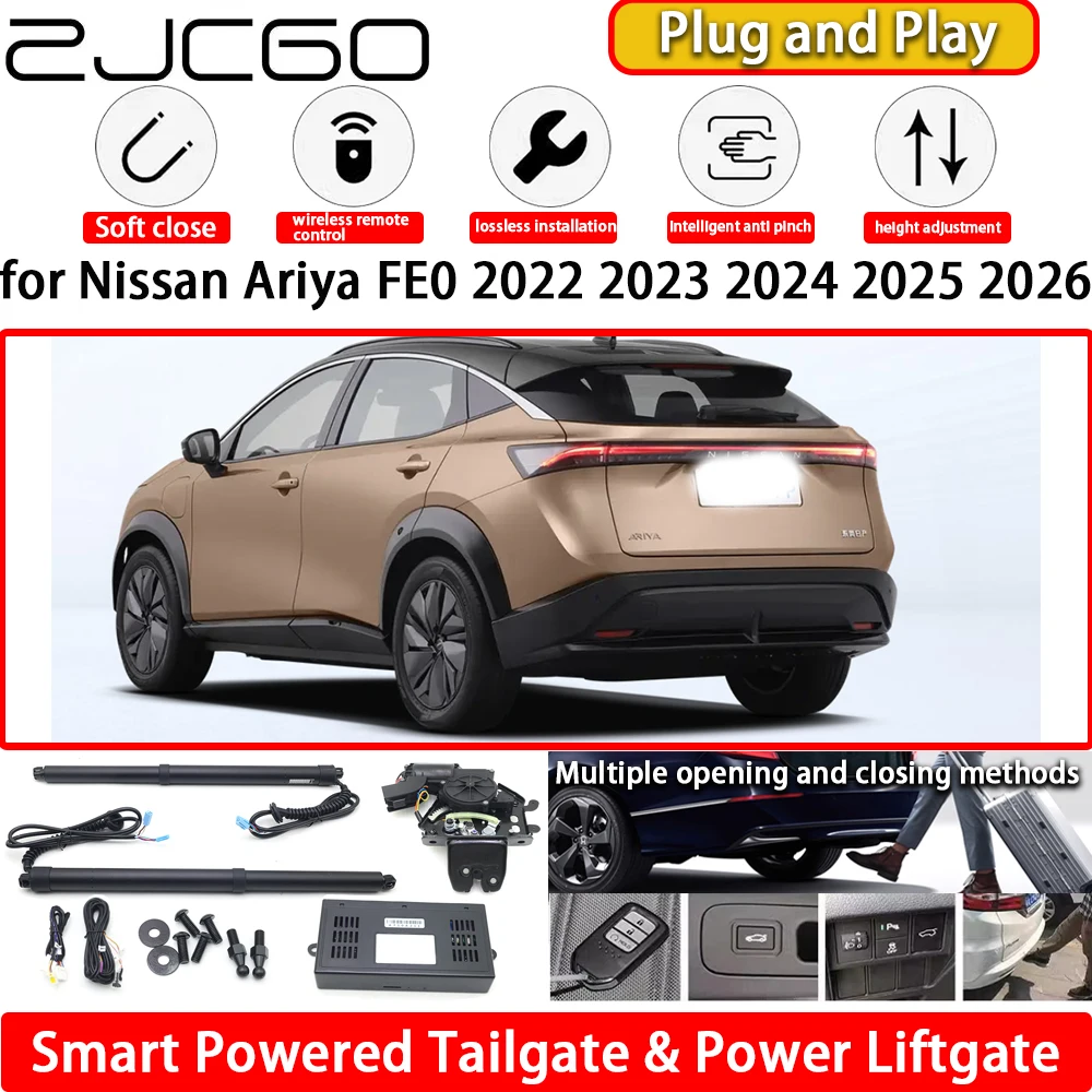 ZJCGO for Nissan Ariya FE0 2022 2023 2024 2025 2026 Automatic Electric Powered Tailgate Power Liftgate Tail Gate Lift Kit System
ZJCGO for Nissan Ariya FE0 2022 2023 2024 2025 2026 Automatic Electric Powered Tailgate Power Liftgate Tail Gate Lift Kit System