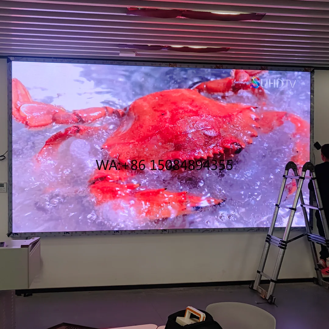 Meeting Room Indoor LED Video Wall Panel LED Indoor Screen P2.5mm Screen High Definition Church Wall Display for Retail
Meeting Room Indoor LED Video Wall Panel LED Indoor Screen P2.5mm Screen High Definition Church Wall Display for Retail