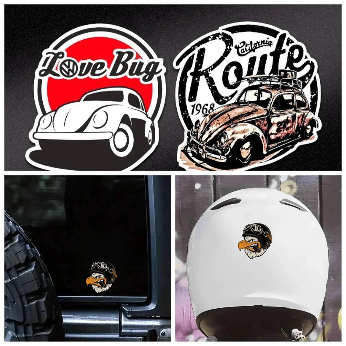 Modified classic car motorcycle body bumper waterproof handbox graffiti waterproof decorative stickers
Modified classic car motorcycle body bumper waterproof handbox graffiti waterproof decorative stickers