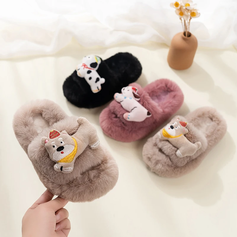 Warm slippers cute little animals children's casual slippers 2025 winter new style fashionable cartoon cotton slippers for girls
Warm slippers cute little animals children's casual slippers 2025 winter new style fashionable cartoon cotton slippers for girls