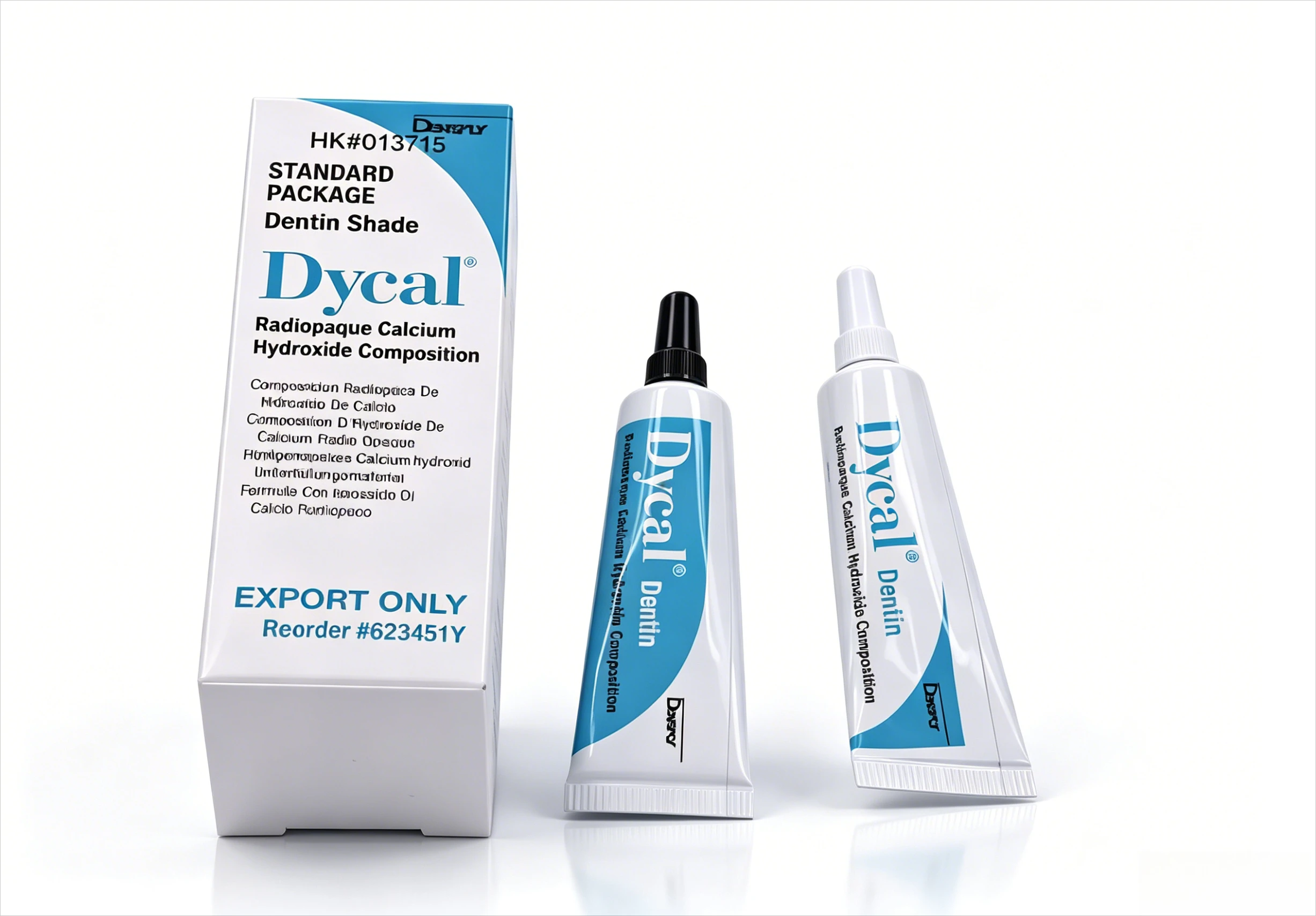 Dental Dentsply Dycal Self-Curing Calcium HydroxideCure Pulp Capping Material Direct Protection Root Canal Base Liner Lab
Dental Dentsply Dycal Self-Curing Calcium HydroxideCure Pulp Capping Material Direct Protection Root Canal Base Liner Lab
