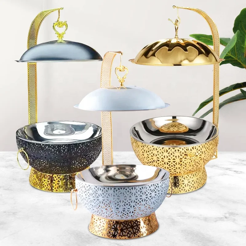 Catering Equipment Arabic Chafer Dishes 8l Stainless Steel Food Warmers Luxury Gold Chafing Dish Buffet Set For Wedding
Catering Equipment Arabic Chafer Dishes 8l Stainless Steel Food Warmers Luxury Gold Chafing Dish Buffet Set For Wedding