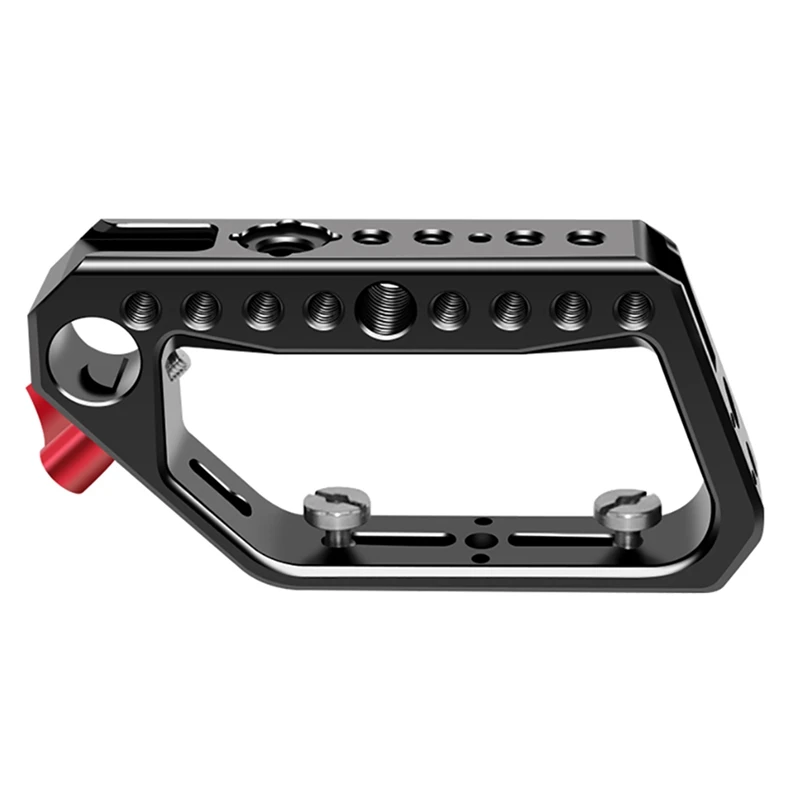 Camera Top Handle Grip With Cold Shoe Mount 1/4 3/8 ARRI Cheese Holes For 15Mm Rail Rod Clamp DSLR Camera Replacement
Camera Top Handle Grip With Cold Shoe Mount 1/4 3/8 ARRI Cheese Holes For 15Mm Rail Rod Clamp DSLR Camera Replacement