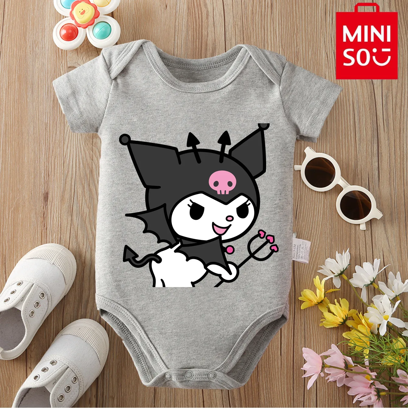 MINISO Please My Melody Kuromi 100% Cotton Cloths Japanese Style Bodysuit for Baby Onesie Jumpsuit for 0 To 12 Months Newborn
MINISO Please My Melody Kuromi 100% Cotton Cloths Japanese Style Bodysuit for Baby Onesie Jumpsuit for 0 To 12 Months Newborn