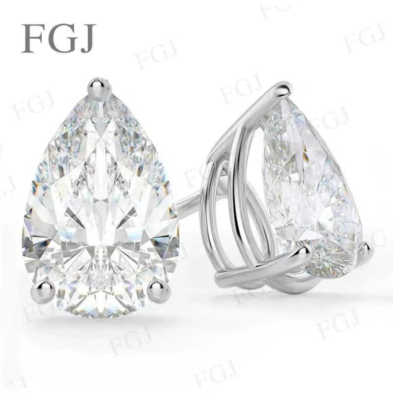 On Sale 2025 Moissanite Stud Earrings Pear Cut 1CT 2CT 3CT for Women 100% 925 Sterling Silver Plated 18k Gold Wedding Jewelry
On Sale 2025 Moissanite Stud Earrings Pear Cut 1CT 2CT 3CT for Women 100% 925 Sterling Silver Plated 18k Gold Wedding Jewelry