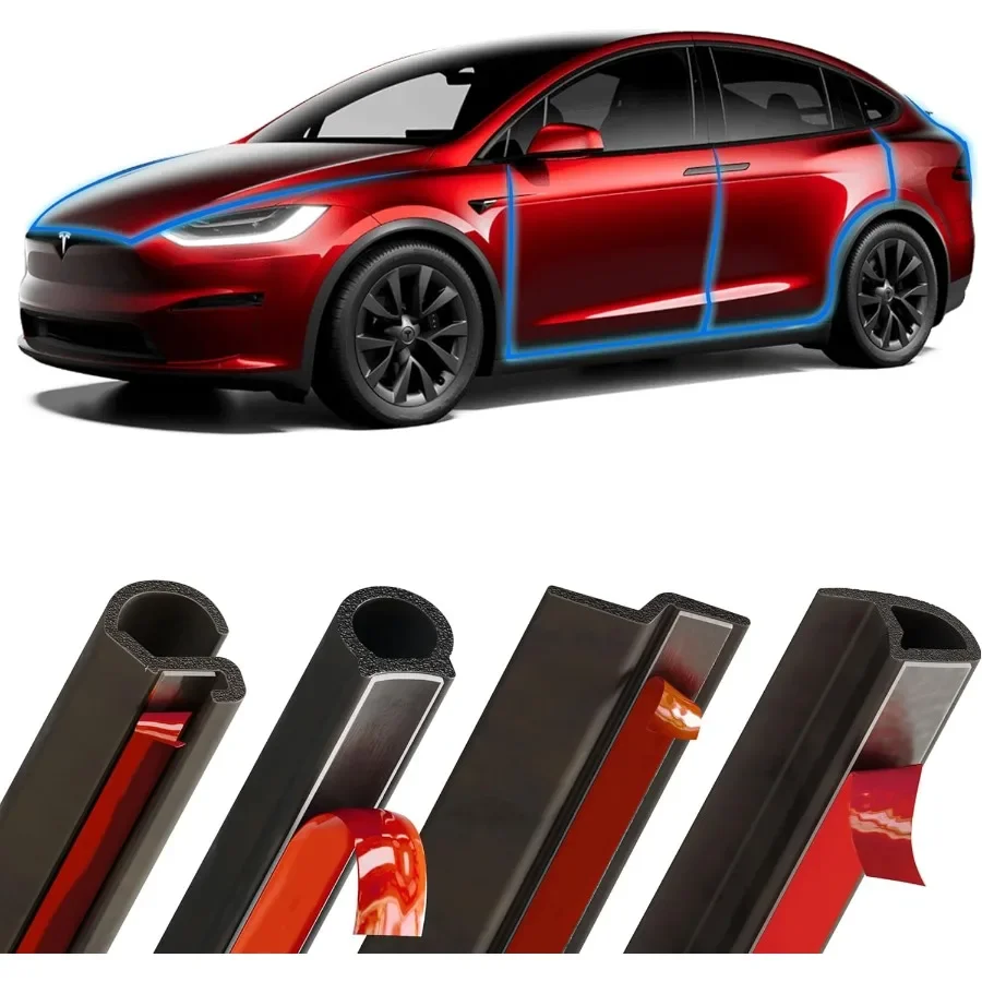 ProGuard Premium Weather Stripping Noise Reduction Kit for Tesla Model X 20122024 EPDM Rubber Seals Superior Insulation Soundpr 
ProGuard Premium Weather Stripping Noise Reduction Kit for Tesla Model X 20122024 EPDM Rubber Seals Superior Insulation Soundpr