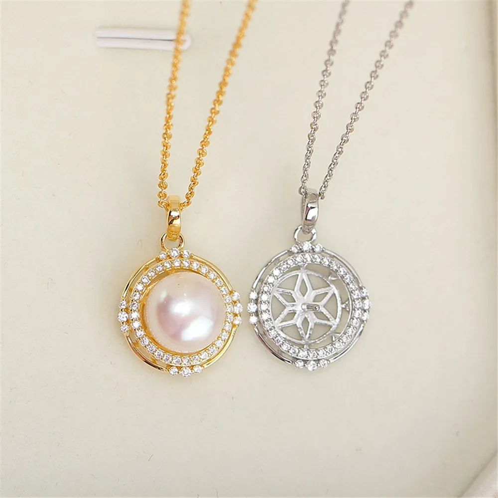S925 Sterling Silver Pearl Pendant Setting, DIY Empty Bezel Cup Jewelry Supplies for Craft Making, Hollow Prong Pendant Findings
S925 Sterling Silver Pearl Pendant Setting, DIY Empty Bezel Cup Jewelry Supplies for Craft Making, Hollow Prong Pendant Findings