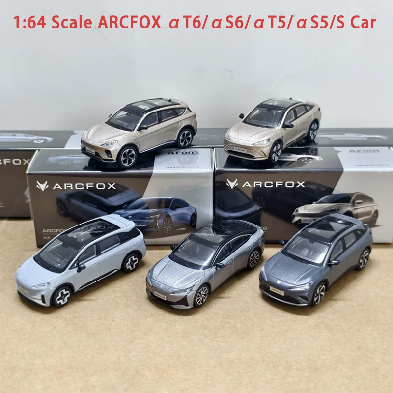 Diecast 1:64 Scale ARCFOX αT6/αS6/αT5/αS5/S Alloy Simulation Car Model Static Display Collectibles Boy Gift Decoration
Diecast 1:64 Scale ARCFOX αT6/αS6/αT5/αS5/S Alloy Simulation Car Model Static Display Collectibles Boy Gift Decoration